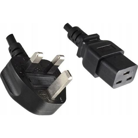 MicroConnect UK Typ G-C19 Stromkabel 1,8 m