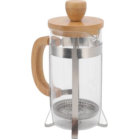 Cafetière à piston manuelle de 350 ml, idéale pour la maison, le bureau, le camping et les fêtes. (1/5)