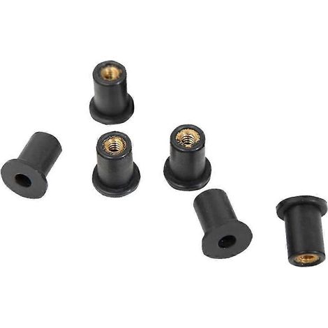 Accessoires de kayak métriques M5 en 6 pièces avec écrous à sertir en caoutchouc et fixations invisibles (1/4)