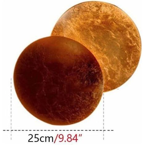 Creative Moon Applique d'intérieur Eclipse Allée Applique Couloir Couloir Chevet Applique Salon Rond Or Cuivre LED Applique-MCJ (1/4)