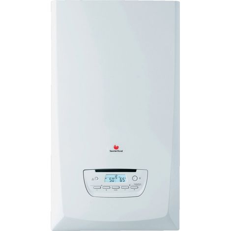 Saunier Duval – Chaudière gaz à condensation 25kW – Rendement 109.2% – Débit sanitaire 17l/min – Circulateur haute performance 24W – Garantie 5 ans (1/5)