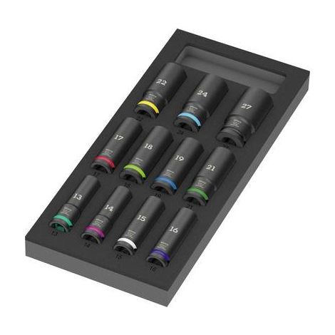 Llave de vaso Wera 9725 inserto de espuma dados profundos