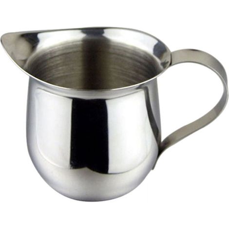 Pitcher À Lait - En Acier Inoxydable 304 - Pour Création D'Art Latte Et Mousse Café - Capacité 8 oz - Version À Embouchure Affûtée (1/5)