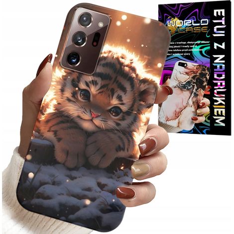 Custodia per Samsung Note 20 Ultra - Con una graziosa cover con stampa tigrata (1/5)