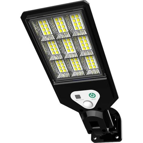 Lampe solaire avec détecteur de mouvement, 72 LED, 22,9 x 8,4 cm, blanche (1/5)