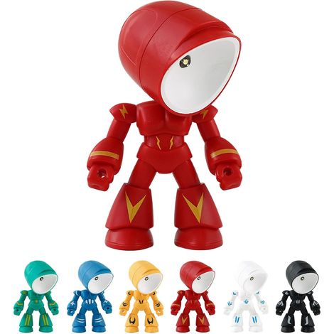 Lampe De Bureau Robot - LED Réglable - Base Magnétique - Pour Bureau Chambre - 1 Pièce (1/5)