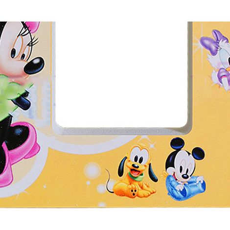 Support de stationnement pour vélo enfant 10-12 pouces, support de sol pour vélo simple, motif souris (1/5)
