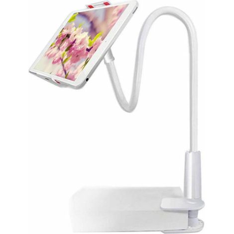 Flexibler, biegsamer Handyhalter für Smartphones und Tablets von 4 bis 10,6 Zoll – weiß (1/5)