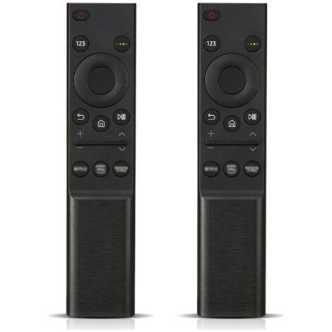Télécommande Universelle de Remplacement pour Samsung TV BN59-01358B - Lot de 2 Télécommandes Infrarouges pour Samsung Crystal QLED OLED Curved HDTV 4/8K UHD, Forme incurvée, série Smart TV (1/5)