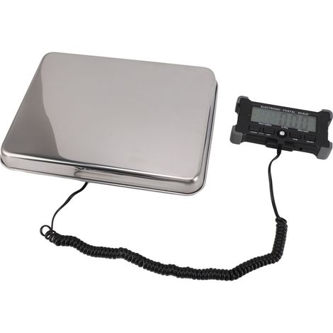 Digitale Briefwaage aus Edelstahl mit großem LCD-HD-Display und grüner Hintergrundbeleuchtung, 200 kg/50 g (1/5)