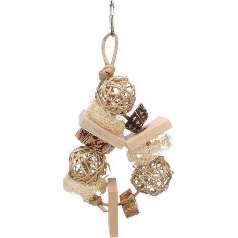 Jouet suspendu naturel Fem pour perruches (1/4)