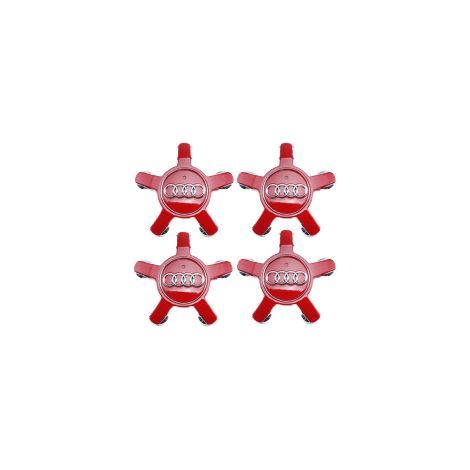 TAISHENGDA-Cache Moyeu 135mm Convexe pour Audi A3 A4L A5 A6L A7 A8L Q5 Couvercle de Roue 5 Branches Lot de 4 (1/5)