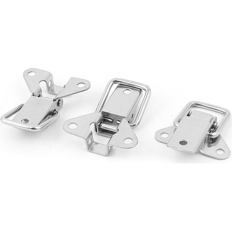 Koffer Box Brust Metall Toggle Latch Fang Haspe Argent Ton 3 Pièces (1/2)