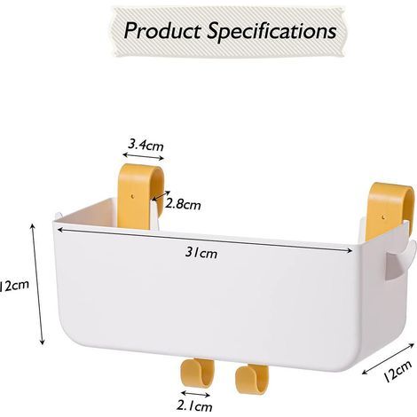 multi-function Hanging Storage Basket, Practical Hanging Storage Box, Bedside Hanging Organizer, Used For Remote Control, Book, Newspaper, Phone, (1/4)