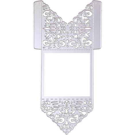 Formes prédécoupées pour enveloppes, métal, pochoirs, scrapbooking, albums DIY, tampons, cartes en papier, gaufrage, décoration, loisirs créatifs (1/4)
