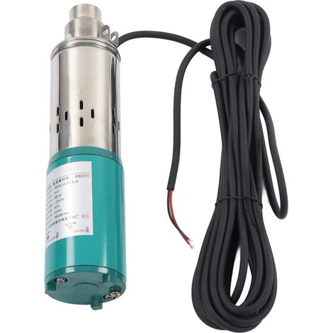 Solarbetriebene Tauchpumpe (24 V DC, 260 W), 40 m Förderhöhe, Bürstenmotor aus Kupfer für den Garten (1/5)