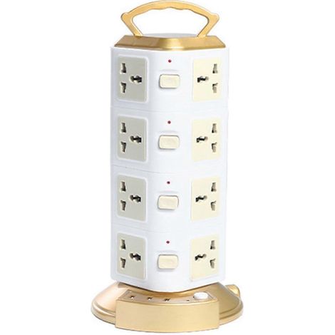 Protection contre les surtensions - Multiprise tour avec 3 ports USB (1/4)