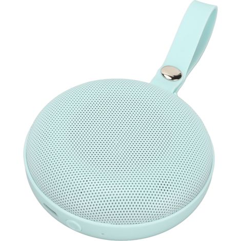 Mini enceinte Bluetooth transparente étanche IPX4, portable et sans fil, pour smartphones et tablettes (bleue). (1/5)