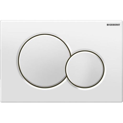Plaque de déclenchement GEBERIT SIGMA 01 - Pour réservoir UP320 / UP720 - 115.770.11.5 - Blanc