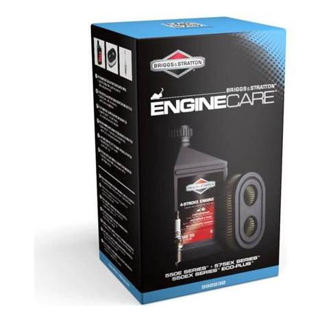 Kit D'entretien Pour Tondeuses Avec Moteurs Briggs & Stratton Séries 550e, 550ex, 575ex, Eco-plus. Composé D'un Bidon D'huile De (1/2)