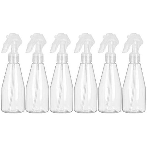 Empty 200ml spray bottle, 6-pack of empty plastic spray bottles, empty spray bottle for disinfectant, gardening, cleaning