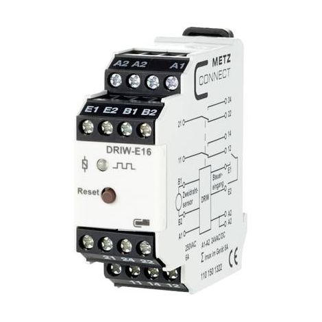 RELAIS DE SURVEILLANCE 24, 24 V/AC, V/DC (MAX) 2 INVERSEURS (RT) METZ CONNECT 1101501322 1 PC(S)