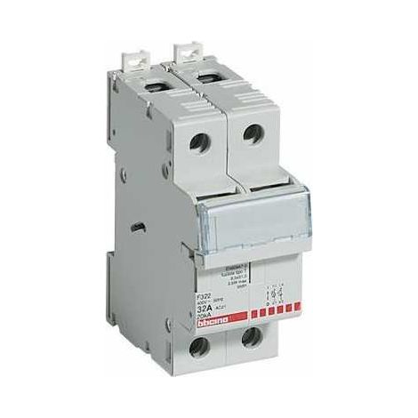 F322 Portafusible Seccionador 2P - 32A - 500V