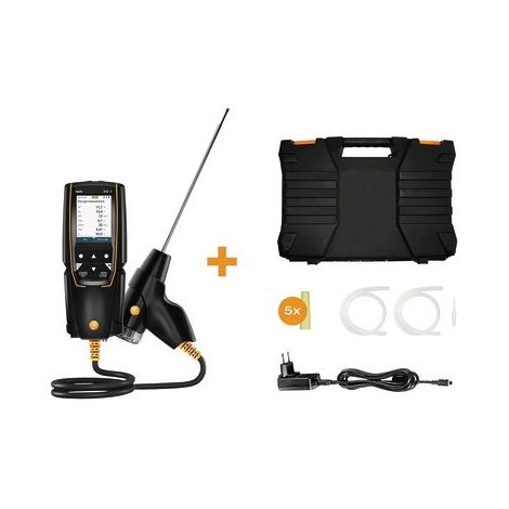 Analyseur de combustion Testo 310 II connecté – Mesure O2, CO, CO2, température – Affichage via App testo Smart – Pour chauffagistes