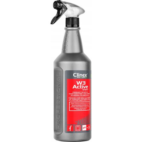Limpiador sanitario y de baño Clinex W3 Active Shield 1L para lavabos (1/4)
