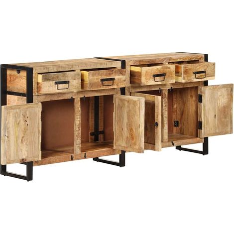 Maison Exclusive - Credenza 172x35x80 cm in Legno Massello di Mango (1/5)