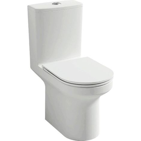 WC au sol sans bride JACOB DELAFON Elite + abattant extraplat (1/5)