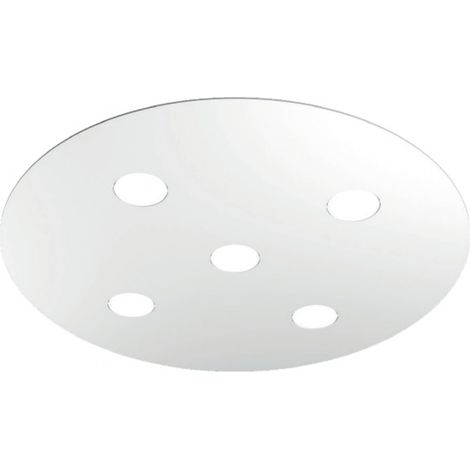 Plafoniera Moderna Tonda Cloud Metallo Bianco 5 Luci Gx53 (1/5)