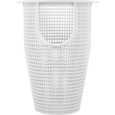 Panier de Skimmer de Pompe de Piscine Blanc en PP Filtration et Installation Facile, Pièce de Rechange pour Piscine