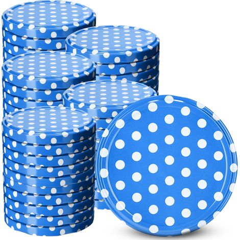 KADAX Deckel fi66 Packung 50 Stück blaue Erbsen