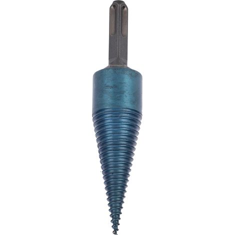 Foret conique à tige carrée pour fendeuse de bûches, accessoires de perçage pour poinçon à bois, 32 mm (1/5)