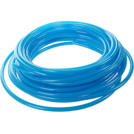 10M 32.8Ft 6mm x 4mm Pneumatic Polyurethane PU Hose Tube Pipe Blue-- (1/4)