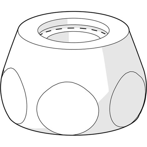 Hansa Überwurfmutter 59904969 G 3/8 d= 8mm