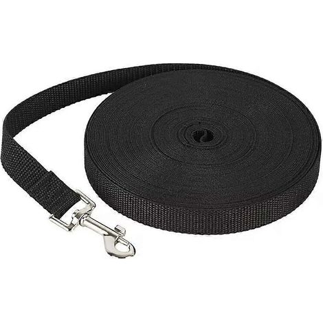 Hundeleine – schwarz – 1,2 m (4 Fuß) × 2 cm