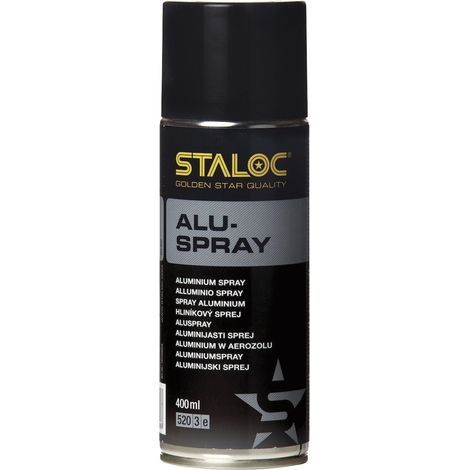 STALOC Alu-Spray Aluminium-Spray 100% Alu-Pigment 400 ml (1/4)