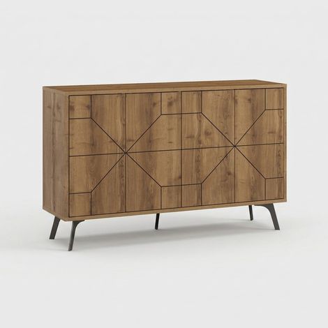 Buffet console avec portes à fermeture douce Dune (1/5)