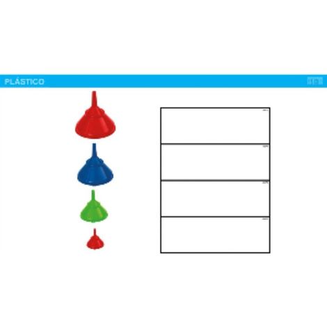 FPLUS embudo plastico mini 7x10 cms. , Embudo mini , FPLUS embudo plastico mini 7x10 cms. , Embudo mini