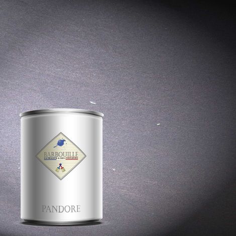 Pandore 1L  Peinture effet Métallisée Couleur Argent Galaxie avec spatule (1/4)