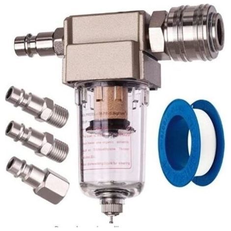 FENOPLASTICAFiltre air comprim, Sparateur deau, Sparateur dhuile, raccord rapide inclus (1/5)