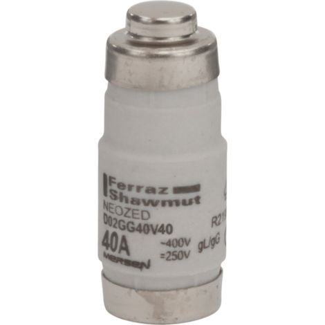 Mersen Sicherungseinsatz NEOZED gG D02 AC400V 40A sw 10 Stk