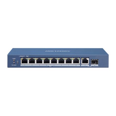 Hikvision DS-3E0510P-E Switch POE Gigabit a 8 porte non gestito
