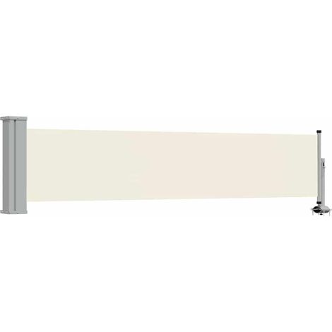 vidaXL Toldo lateral retráctil de jardín color crema 60x300 cm (1/2)