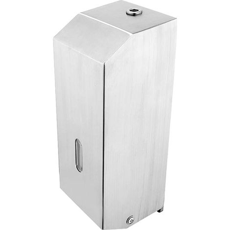 Nimco - Dosificador de jabón líquido, 1250 ml, acero inoxidable cepillado HPM 27031-M-10 (1/2)
