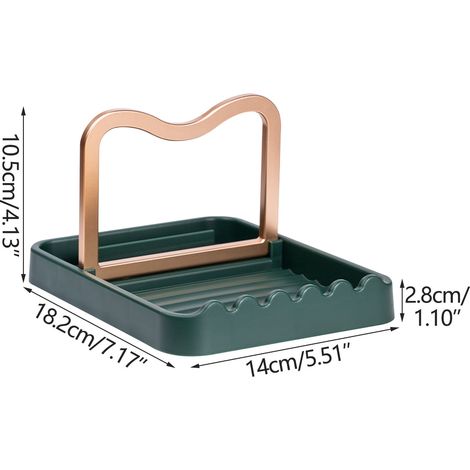 Support Sous Placard - Organisateur Pour Ustensiles De Cuisine - Porte-Couverts Et Porte-Égouttoir - Dimensions 18,2 X 14 X 10,5 Cm - 1 Pièce