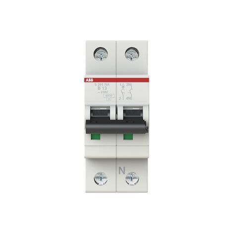 Interruttore ABB s201-b13na 13A 6kA protezione