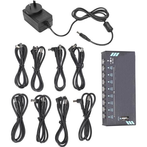 18-Watt-Netzteil für Gitarrenpedale, unabhängige Mehrkanal-Effekte (AU-Stecker 100–240 V) (1/5)